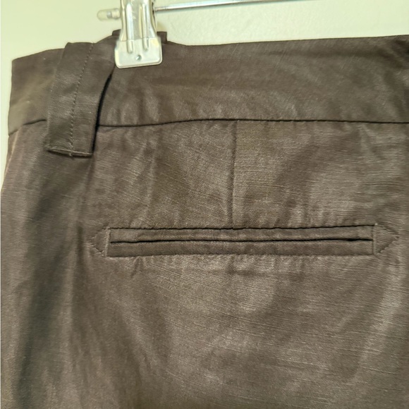 Banana Republic Espresso Linen & Silk Flare Pants - Picture 10 of 11